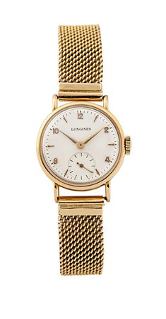 LONGINES Solo Tempo classico, anni '60 Diam 23 Cassa in oro in due parti con...