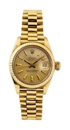 ROLEX Modello Oyster Perpetual Date Just, misura Lady, ref. 6917, 1980 Diam...