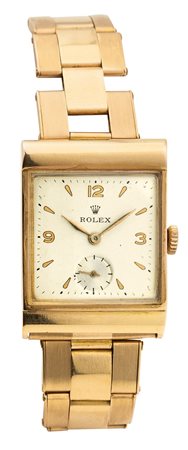 ROLEX Solo tempo, ref. 3255 , anni '40 33x24 Cassa asimmetrica di forma in...