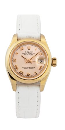 ROLEX Oyster Perpetual Date Just, misura Lady, ref. 179165 2002 Diam 26 Cassa...