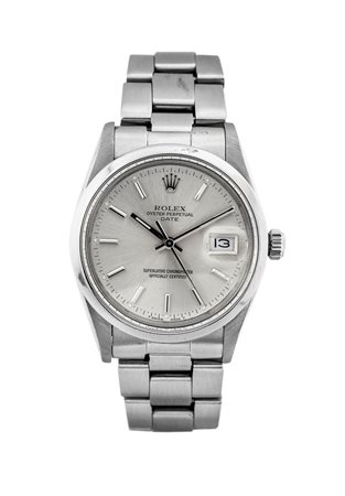 ROLEX Modello Oyster Perpetual Date, ref. 15000, 1987 Diam 34 Cassa oyster in...