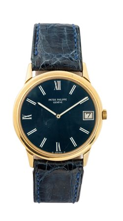 PATEK PHILIPPE Modello "Calatrava", ref. 3593, anni '70, Diam 34 Cassa in oro...