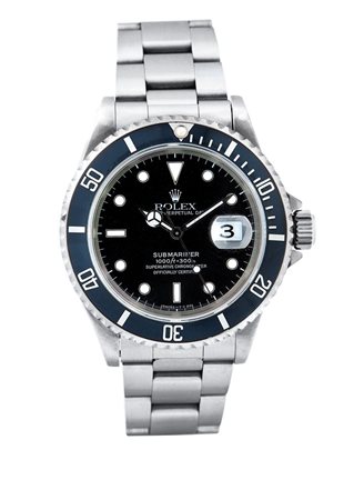 ROLEX Mod. "Submariner", ref. 16610, 1994 Diam 40 Cassa in tre parti con...