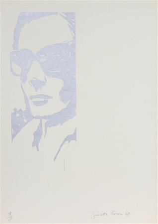 Fioroni Giosetta Senza titolo, 1968 litografia su carta, cm. 69,5x49,5, es....