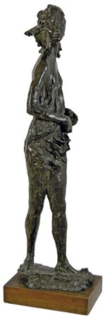 MURER AUGUSTO Falcade 1922 - Padova 1985 La modella 1971 scultura in bronzo...