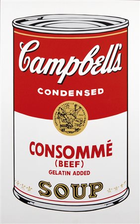 WARHOL ANDY Pittsburg (USA) 1928 - New York 1987 Campbell's soup serigrafia...