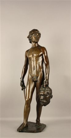 KAUFMANN HUGO - Nato nel 1868. Morto nel 1919. Scultura in bronzo patinato...