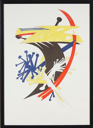 DOVA GIANNI (1925 - 1991) Senza titolo. Litografia. Cm 50,00 x 70,00....