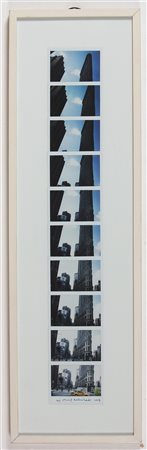 GALIMBERTI MAURIZIO (n. 1956) Flat iron tower. 2013. Mosaico di polaroid. Cm...