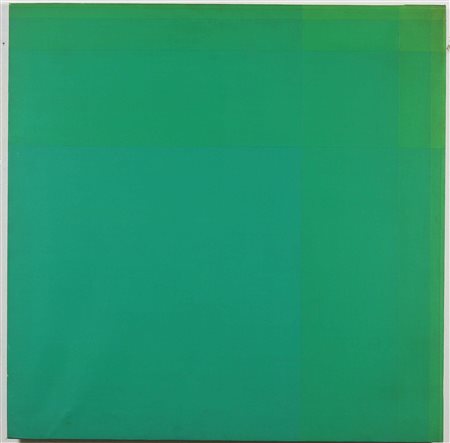 TORNQUIST JORRIT (n. 1938) Verde. 1971. Acrilico su tela. Cm 80,00 x 80,00....