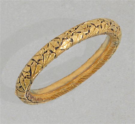 BRACCIALE BRACCIALE ANNI'20 CA. In oro giallo 18 kt rigido realizzato a...