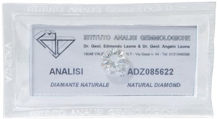 PIETRE SCIOLTE DIAMANTE IN BLISTER. Taglio brillante di cts. 2,744 colore I...