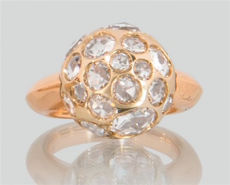 POMELLATO ANELLO DI POMELLATO. In oro giallo 18 kt, collezione "Harem" con...