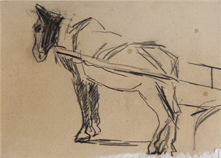 ARTURO TOSI (1871-1956) Senza titolo (due disegni fronte e retro)matita su...