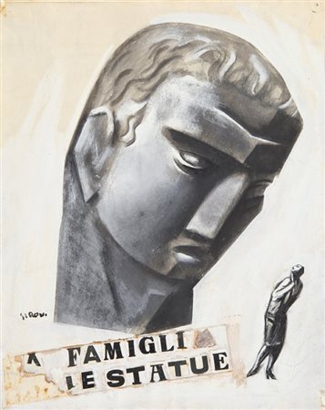 MARIO SIRONI (1885-1961) Illustrazione della novella La famiglia delle...
