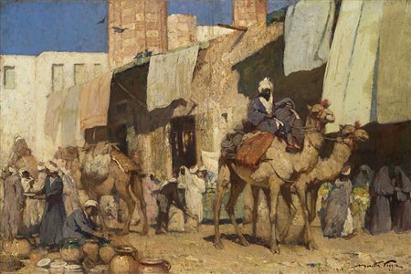 Mario Moretti Foggia (Mantova 1882 - Pecetto Macugnaga 1954) - "Cairo" 1910...