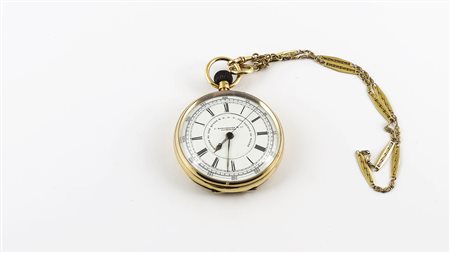 OROLOGIO DA TASCA IN ORO GIALLO J. Hargreaves & C. Liverpool, fine del...