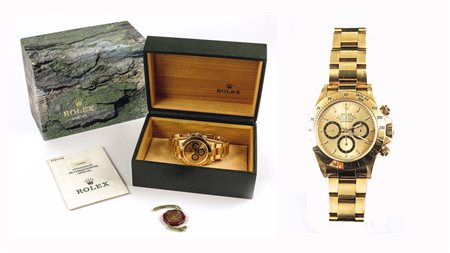 OROLOGIO DA POLSO IN ORO GIALLO Rolex Daytona Cosmograph automatico,...