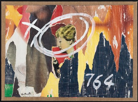 Mimmo Rotella (1918-2006), I provini di Stieglitz, 1992 decollage e pittura...