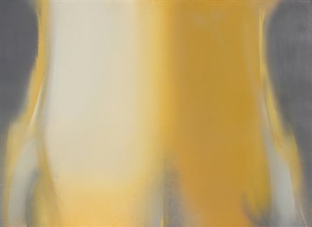 OLIVIERI CLAUDIO Apparizione in giallo 2006 olio su tela cm. 100 X 140...