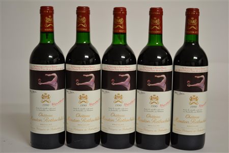 Ch&acirc;teau Mouton Rothschild 1990Pauillac, 1er Cru Class&eacute;5 btE&nbsp;