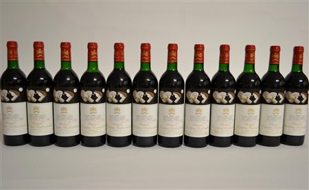 Ch&acirc;teau&nbsp;Mouton Rothschild 1986Pauillac, 1er Cru Class&eacute;12 bt...