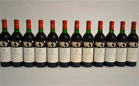 Ch&acirc;teau&nbsp;Mouton Rothschild 1986Pauillac, 1er Cru Class&eacute;12 bt...