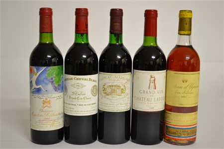 Selezione Bordeaux 1982Ch&acirc;teau&nbsp;d'Yquem - 1...