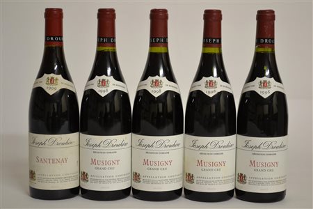 Selezione Domaine Joseph DrouhinSantenay 1999 - 1 btMusigny Grand Cru1998 - 4...