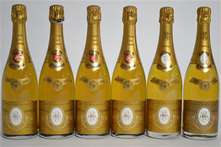 Cristal Roederer1989 - 1 bt1985 - 1 bt1982 - 4 bt6 btEuna bt 1982 - capsula...