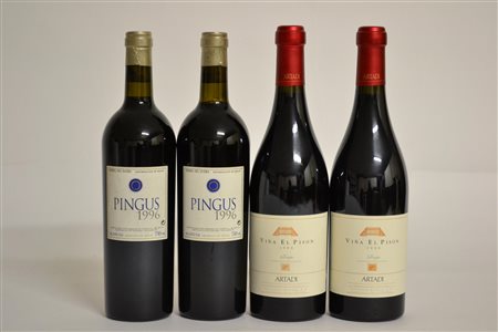 Selezione SpagnaArtadi Vina el Pison 1998 - 2 btPingus Ribera del Duero 1996...