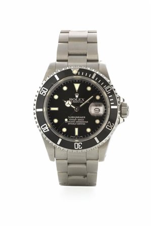 OROLOGIO DA POLSO ROLEX OYSTER PERPETUAL DATE SUBMARINER 1000ft=300m, IN...