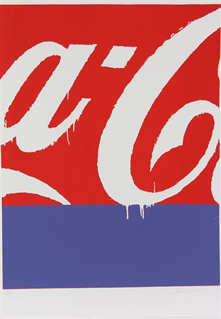 Schifano Mario Coca-Cola serigrafia su carta Fabriano, cm. 100x70, es. 30/150...