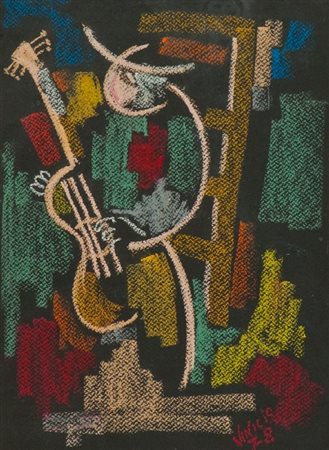 Vinicio Berti (Firenze 1921 - 1991) SENZA TITOLO, 1978 Pastelli ad olio su...