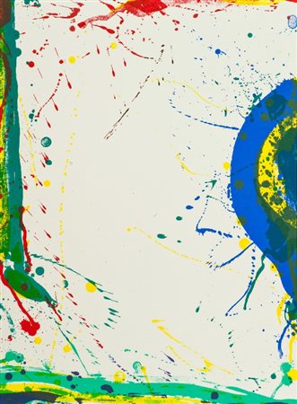 Sam Francis (S. Matteo 1923 - 1994) SENZA TITOLO Litografia su carta, cm....