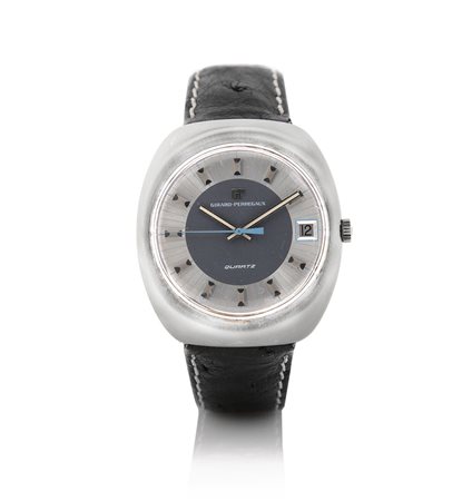 GIRARD PERREGAUXGIRARD PERREGAUX QUARTZ ANNI '70.C. tonneau in acciaio...