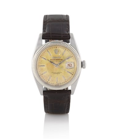 ROLEX REF. 6305ROLEX OYSTER PERPETUAL DATE JUST REF. 6305 DEL 1954 CA. C. n....