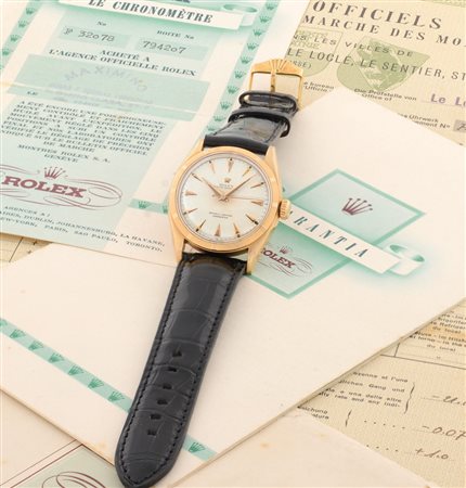 ROLEX REF. 6085ROLEX OYSTER PERPETUAL REF. 6085 DEL 1951.C. n. 794207 in oro...