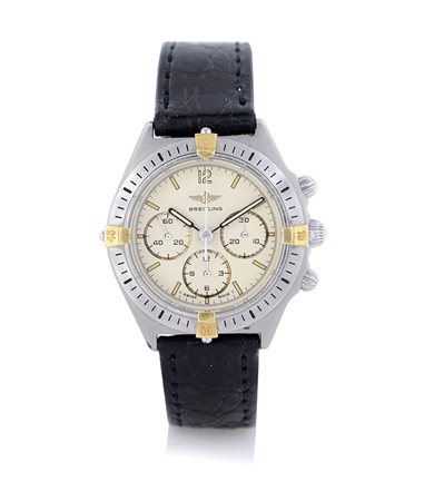 BREITLINGBREITLING CRONOGRAFO ANNI '90. C. in acciaio e oro giallo con...