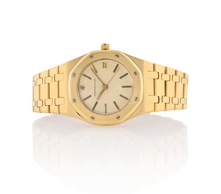 AUDEMARS PIGUETAUDEMARS PIGUET ROYAL OAK N. 647 ANNI '90. C. in oro giallo 18...