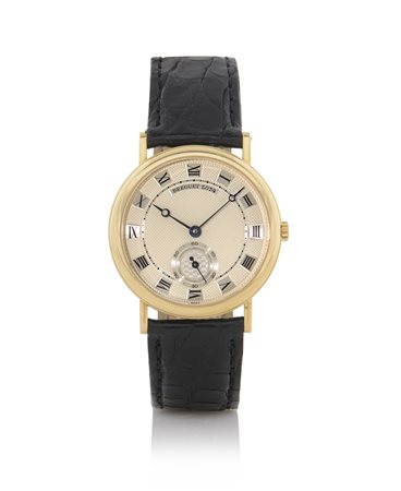 BREGUETBREGUET PARIS REF. 5074 ANNI '90.C. in oro giallo 18 kt con carrura...