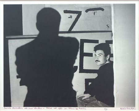 DONDERO MARIO Milano 1928 "Jannis Kounellis nel suo studio a Roma nel 1962...