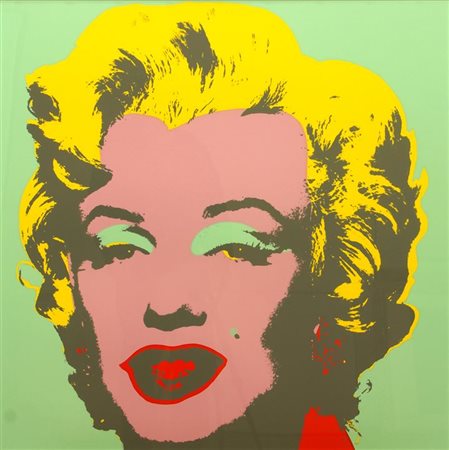 Tratto da ANDY WARHOL USA 1927 - 1987 "Marilyn Monroe 11.23" 91x91 serigrafia...