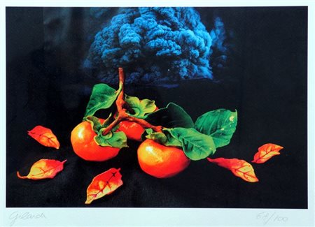 GILARDI PIERO Torino 1942 "Natura morta" 40x60 foglio, 27x40 litografia a...