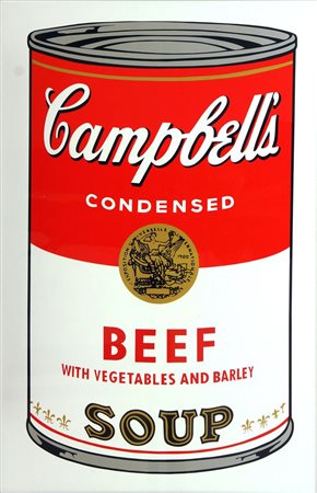 Tratto da ANDY WARHOL USA 1927 - 1987 "Campbell's Soup Can 11.49" 90x60...