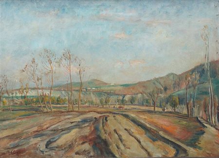 PELUZZI ESO Cairo Montenotte (SV) 1894 - 1985 "Paesaggio delle Langhe" 1935...