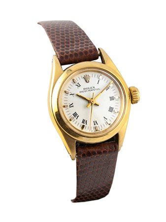 ROLEX Mod. "Oyster Perpetual", misura lady, ref. 6619, anni '70 Diam. 26...