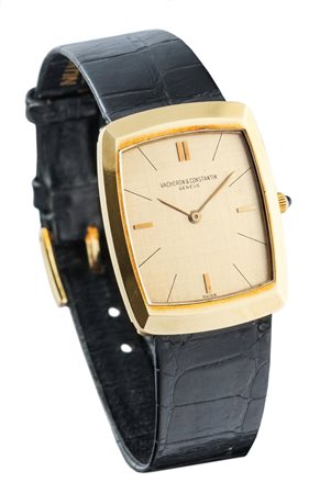 VACHERON & CONSTANTIN Solo tempo, ref. 6990, anni '70 31x25 Cassa di forma,...