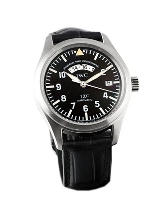 IWC Mod. "Flieger UTC World time", serie recente Diam. 39 Cassa in tre parti...