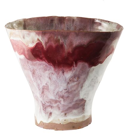 Fausto Melotti (Rovereto 1901 - Milano 1986) - "Vaso" ceramica smaltata...